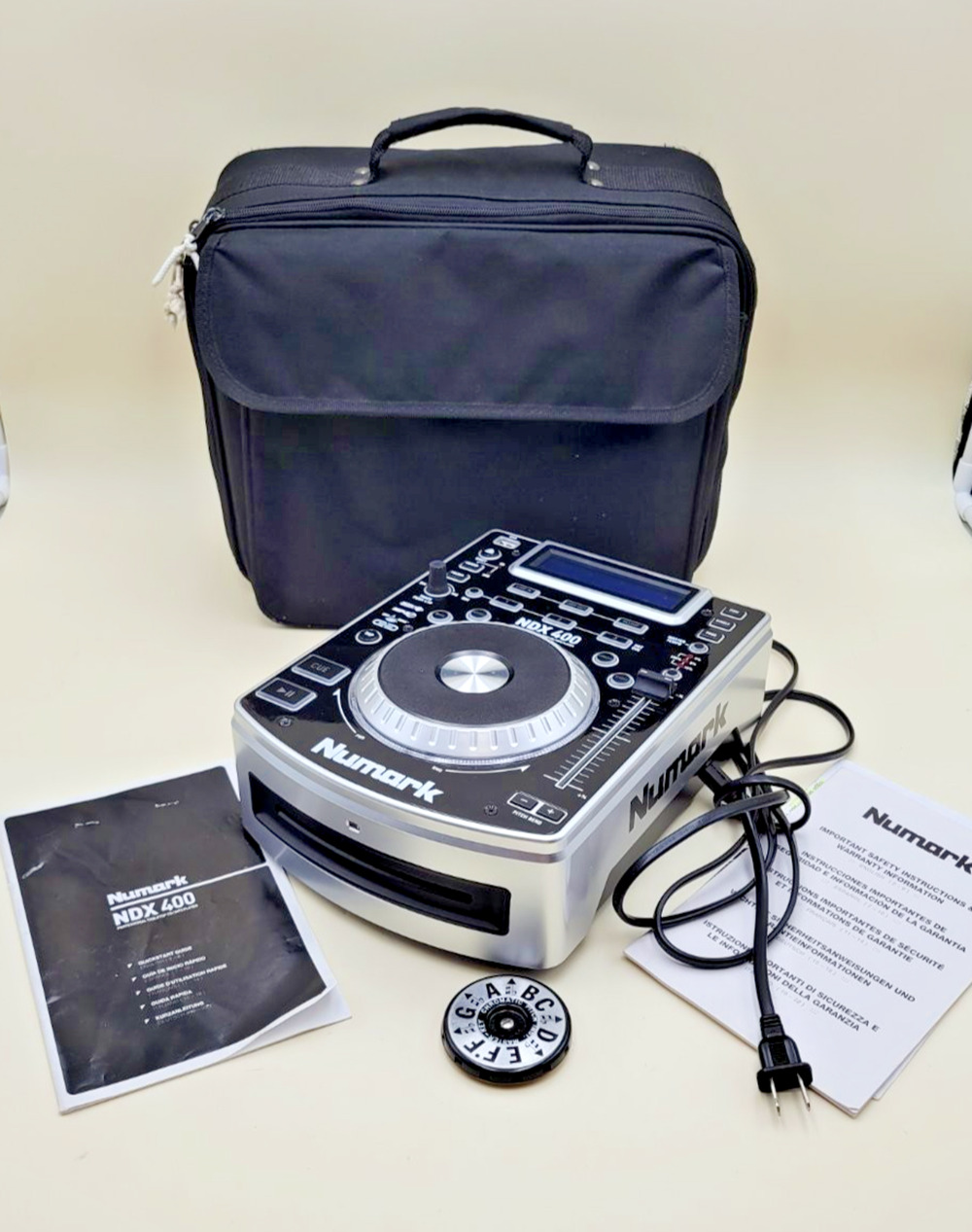 Numark NDX 400 DJ Professional Tabletop CD/MP3 Player Controller TESTED WORKING